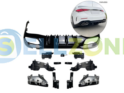 Σετ πίσω διαχύτη και εξάτμισης για Mercedes C AMG C63 W206 – DMb886